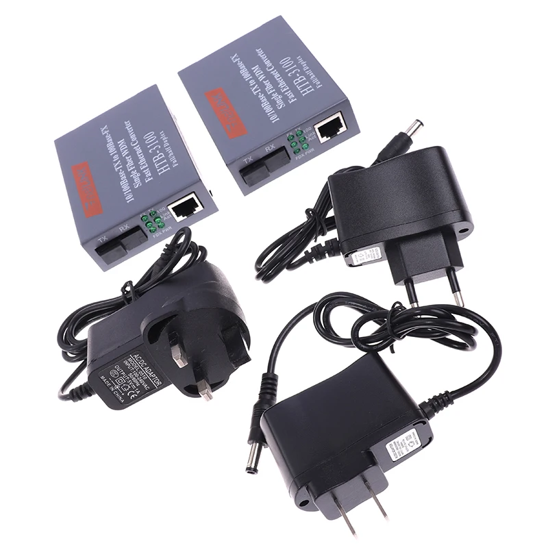 Optical Fiber Media Converter Fiber Transceiver Single Fiber SM 25km SC 10/100M
Optical Fiber Media Converter Fiber Transceiver Single Fiber SM 25km SC 10/100M