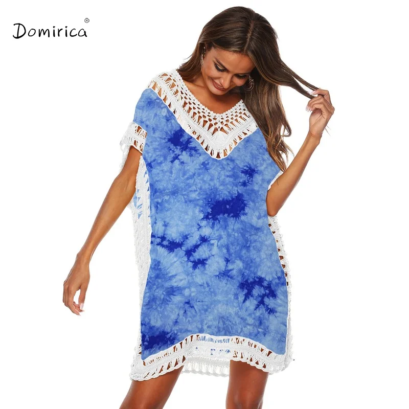 Midi Dress Female Sexy V-neck Fashion Tie-dye Irregular Hollow Stitching Beach Dress Women-clothing Dresses Woman Summer 2021
Midi Dress Female Sexy V-neck Fashion Tie-dye Irregular Hollow Stitching Beach Dress Women-clothing Dresses Woman Summer 2021