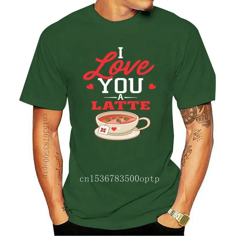 i love you a latte coffee lovers valentines day t shirt men personalized 100% cotton Euro Size S-3xl Basic summer tshirt
i love you a latte coffee lovers valentines day t shirt men personalized 100% cotton Euro Size S-3xl Basic summer tshirt