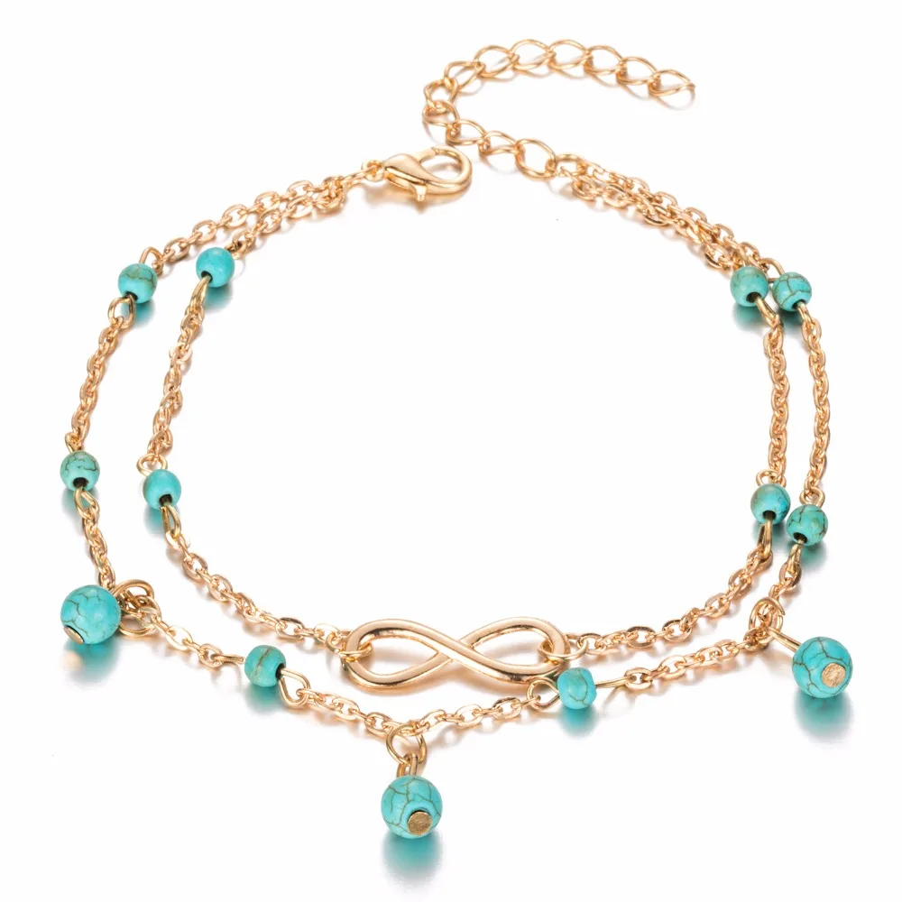 Multi Layer Star Pendant Anklet Foot Chain 2019 New Summer Yoga Beach Leg Bracelet Charm Anklets Jewelry Gift
Multi Layer Star Pendant Anklet Foot Chain 2019 New Summer Yoga Beach Leg Bracelet Charm Anklets Jewelry Gift