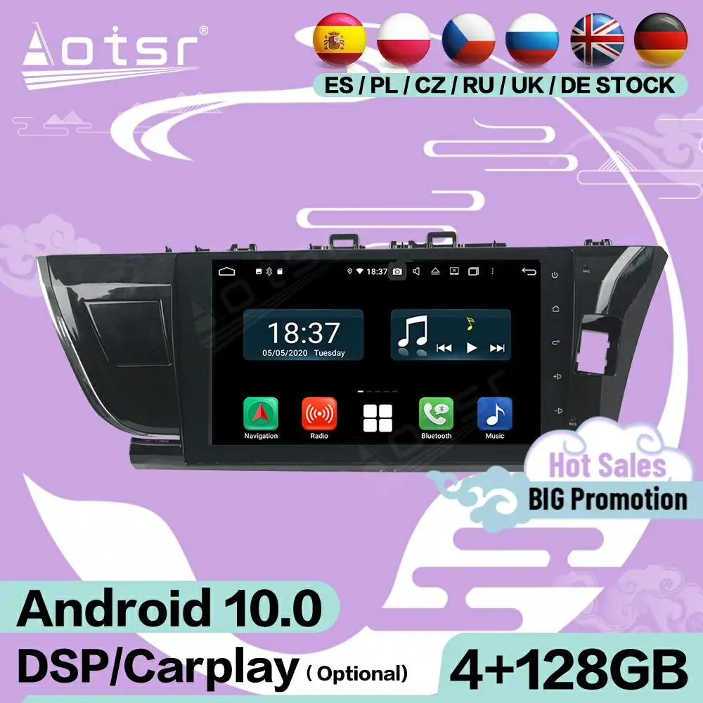 128G Carplay экран Мультимедиа Стерео Android плеер для Toyota Corolla 2014 2015 GPS Navi видео аудио радио приемник головное устройство
128G Carplay экран Мультимедиа Стерео Android плеер для Toyota Corolla 2014 2015 GPS Navi видео аудио радио приемник головное устройство