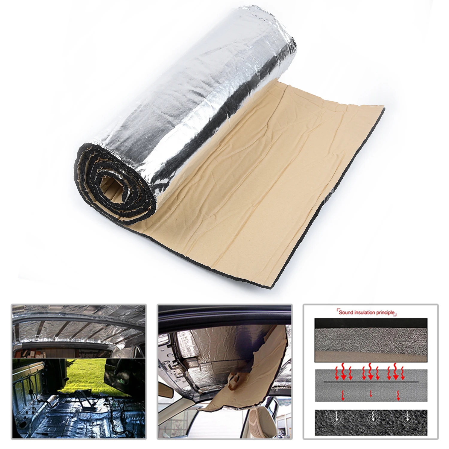 50*200cm Auto Car Firewall Heat Shield Mat Insulation Sound Deadener Mat Pad Voise Sound Absorption Waterproof Accessories
50*200cm Auto Car Firewall Heat Shield Mat Insulation Sound Deadener Mat Pad Voise Sound Absorption Waterproof Accessories