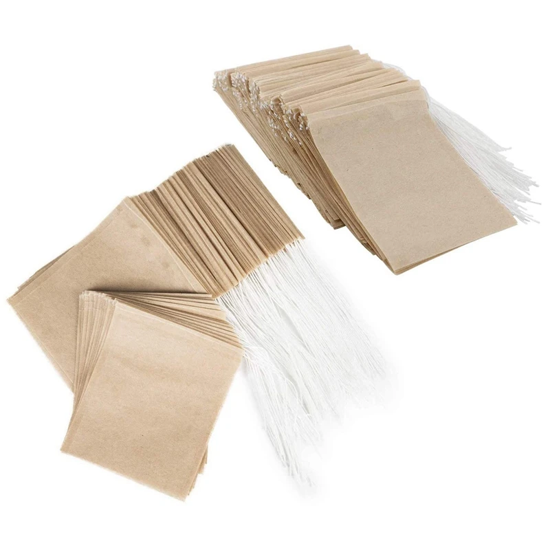 600 Pcs Disposable Tea Bags with Drawstring Safe Strong Penetration Unbleached Paper for Loose Leaf Tea and Coffee
600 Pcs Disposable Tea Bags with Drawstring Safe Strong Penetration Unbleached Paper for Loose Leaf Tea and Coffee