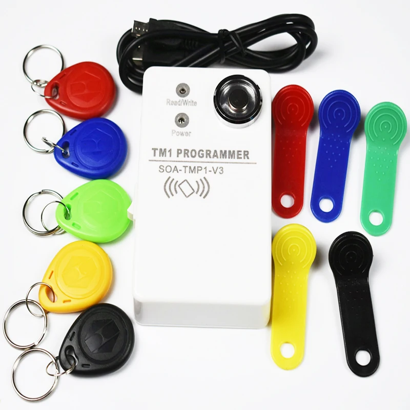 TM RFID Copier Duplicator Handheld RW1990 TM1990 TM1990B Ibutton DS-1990A I-Button 125KHz EM4305 T5577 EM4100 TM Card Reader
TM RFID Copier Duplicator Handheld RW1990 TM1990 TM1990B Ibutton DS-1990A I-Button 125KHz EM4305 T5577 EM4100 TM Card Reader