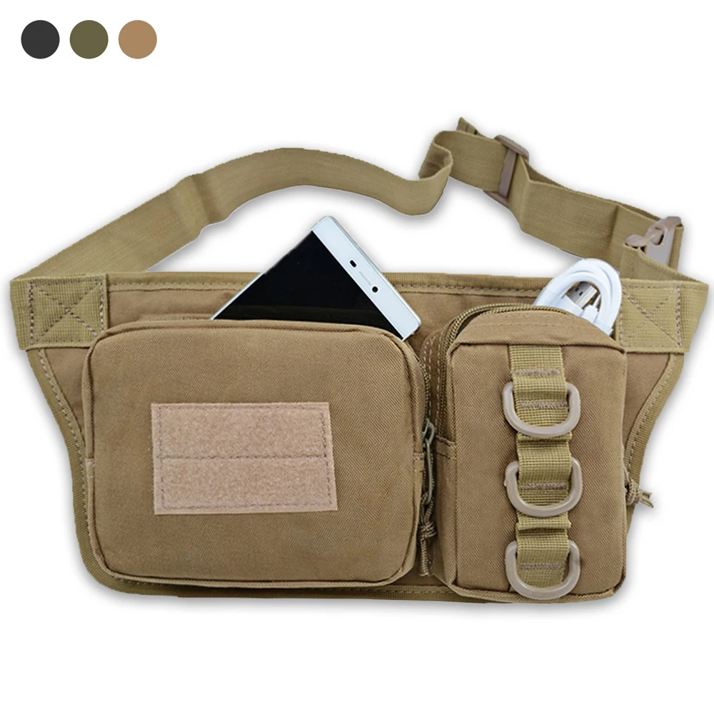 Outdoor Tactical Bag Utility Waist Fanny Pack Pouch Military Phone Pouch Bag Belt Pack Army Hunting Climbing Camping Pocket
Outdoor Tactical Bag Utility Waist Fanny Pack Pouch Military Phone Pouch Bag Belt Pack Army Hunting Climbing Camping Pocket