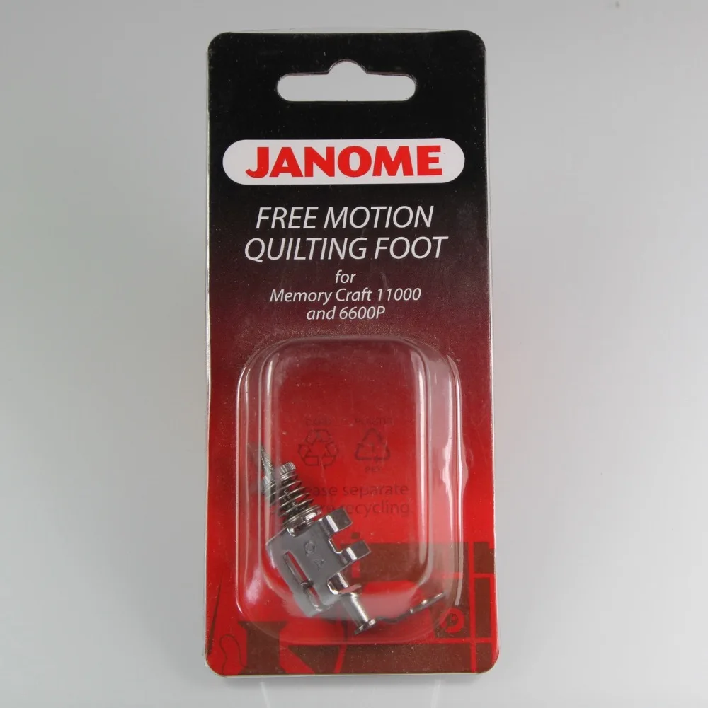 JANOME бытовая швейная машина свободного движения QUITING FOOT для MEMORY CRAFT 11000 и