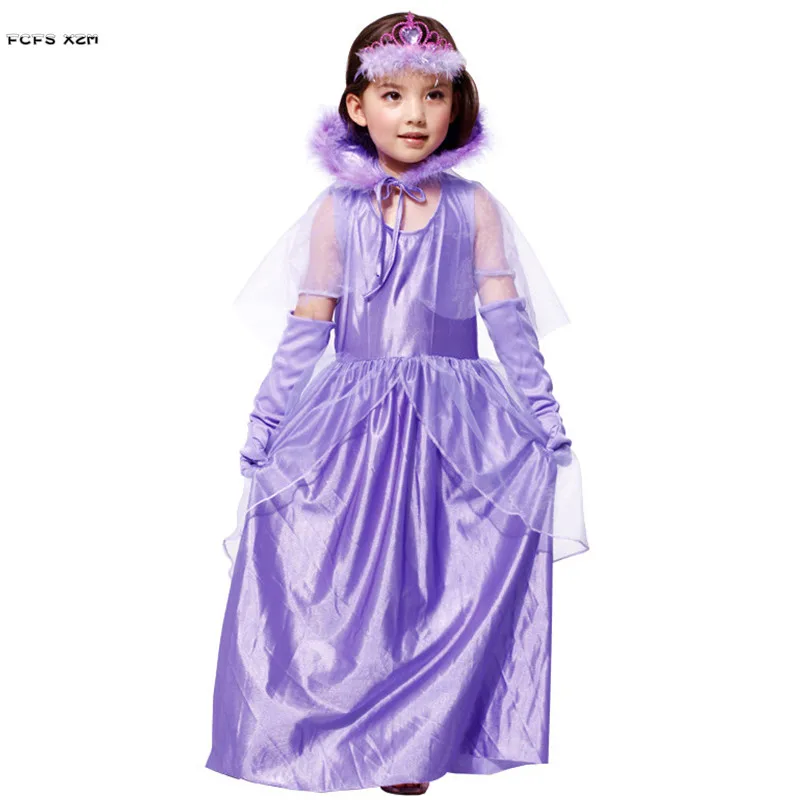 Purple Fairy Tale Girls Halloween Princess Costumes Kids Children Queen Cosplay Carnival Purim Stage Show Role Play Party Dress 
Purple Fairy Tale Girls Halloween Princess Costumes Kids Children Queen Cosplay Carnival Purim Stage Show Role Play Party Dress