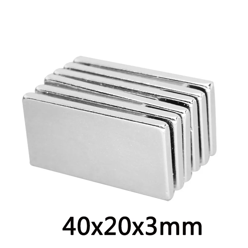 Неодимовый магнит 40x20x3 мм, мощные блоки, толщиной 40x20x3 мм, Сильные Постоянные неодимовые магниты магнит, 2 шт.
Неодимовый магнит 40x20x3 мм, мощные блоки, толщиной 40x20x3 мм, Сильные Постоянные неодимовые магниты магнит, 2 шт.