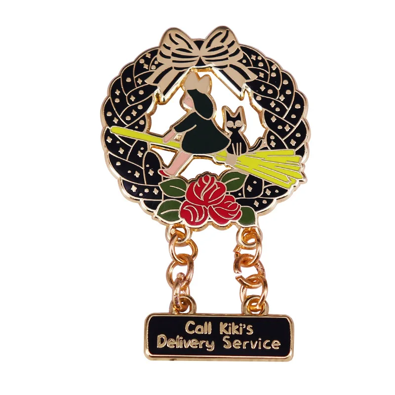 1 Pcs Lovely Japan Anime Kiki's Delivery Service Cosplay Brooch Pins Black Cat Girl Metal Badges for Clothes Bag Figure Toys
1 Pcs Lovely Japan Anime Kiki's Delivery Service Cosplay Brooch Pins Black Cat Girl Metal Badges for Clothes Bag Figure Toys
