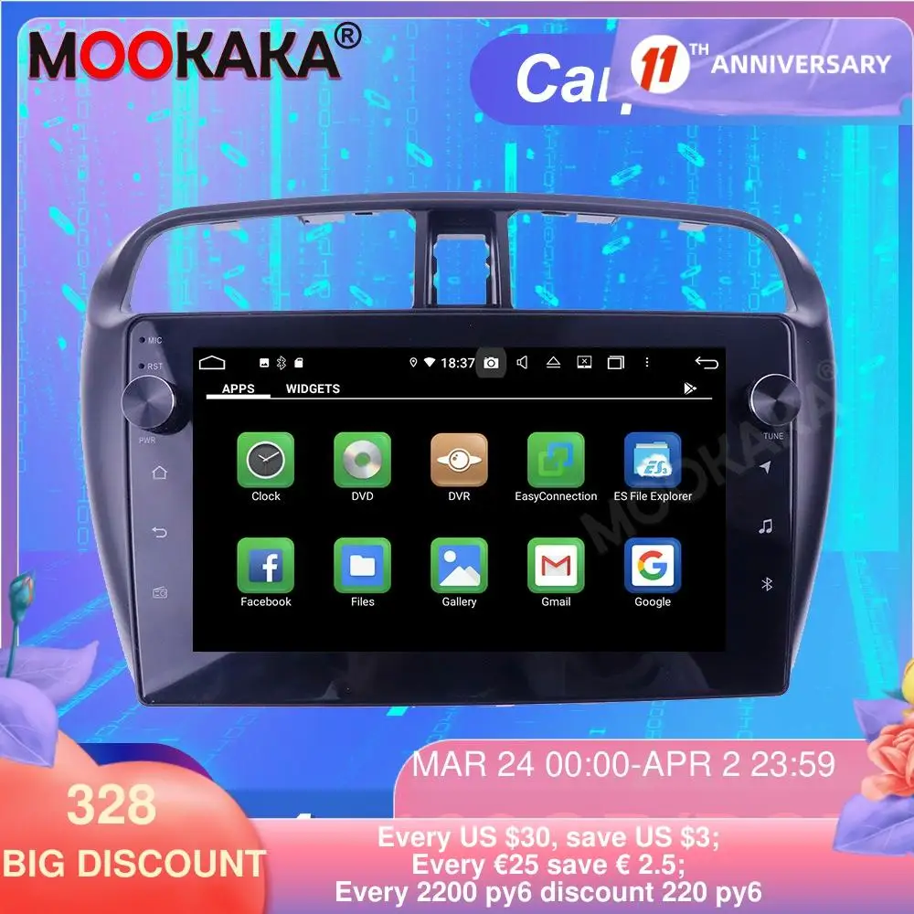 For Mitsubishi Mirage 2012-2016 Android10.0 4G+128G ROM Tesla Screen Car Multimedia Player GPS Navigation Auto Stereo Head unit
For Mitsubishi Mirage 2012-2016 Android10.0 4G+128G ROM Tesla Screen Car Multimedia Player GPS Navigation Auto Stereo Head unit