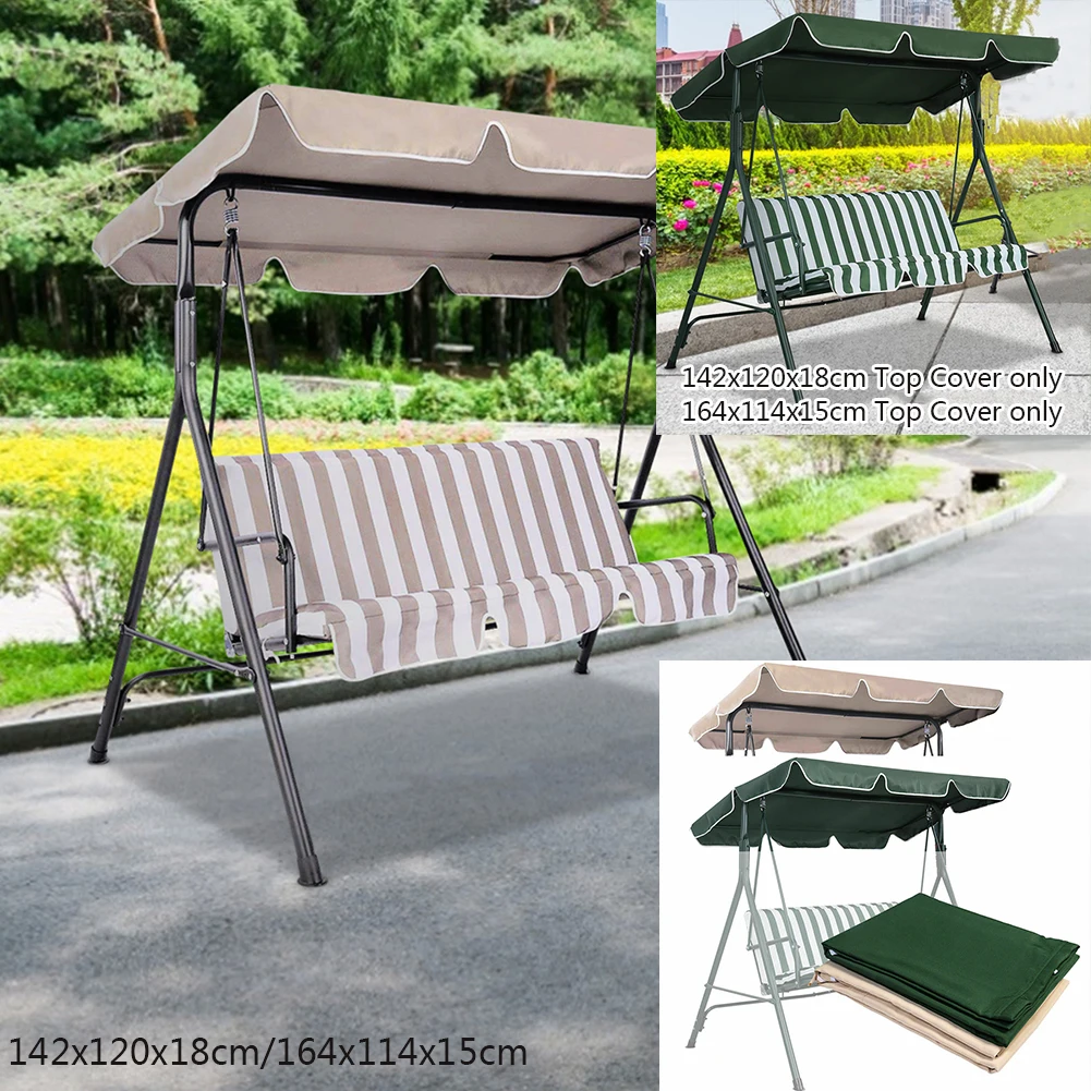 Green/Beige Swing Top Cover Canopy Replacement Porch Patio Outdoor Canopy Swing Chair Awning Protection Against UV Rays
Green/Beige Swing Top Cover Canopy Replacement Porch Patio Outdoor Canopy Swing Chair Awning Protection Against UV Rays