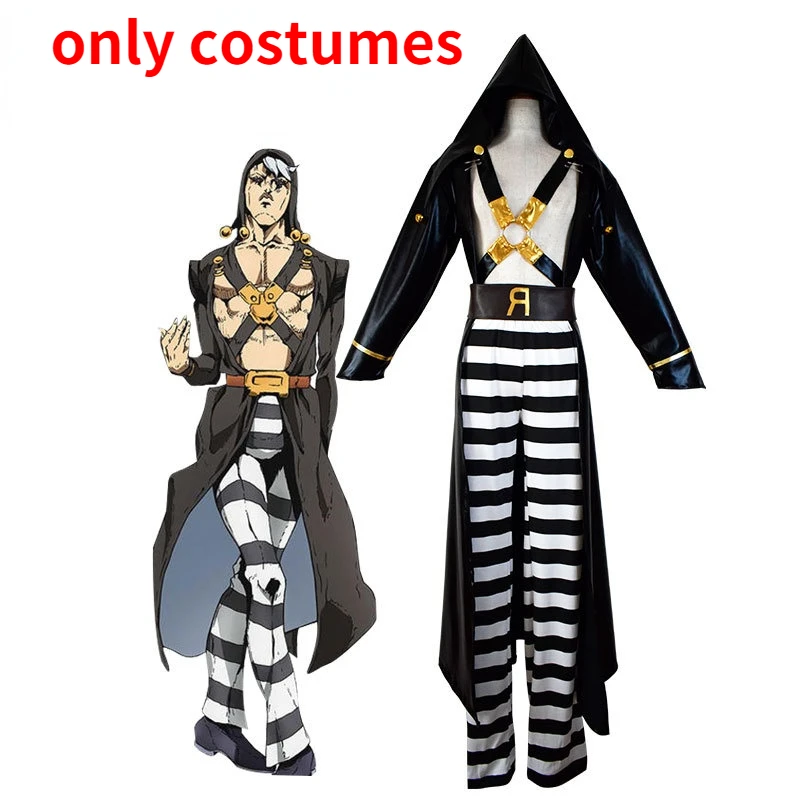 Anime JoJo's Bizarre Adventure Risotto Nero Cosplay Costumes Trench Pants Fullsets For Male Performance Role Playing
Anime JoJo's Bizarre Adventure Risotto Nero Cosplay Costumes Trench Pants Fullsets For Male Performance Role Playing