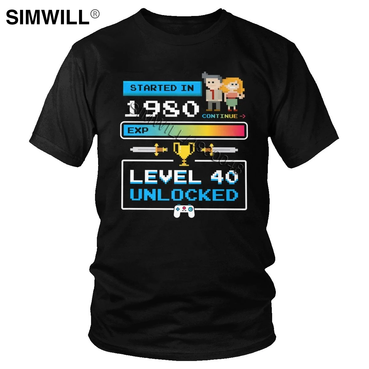 1980 40th Birthday Gamer T Shirts Men's Casual Short Sleeves Cotton Tees O-neck Cute Level 40 Unlocked Video Game T-shirt Merch
1980 40th Birthday Gamer T Shirts Men's Casual Short Sleeves Cotton Tees O-neck Cute Level 40 Unlocked Video Game T-shirt Merch