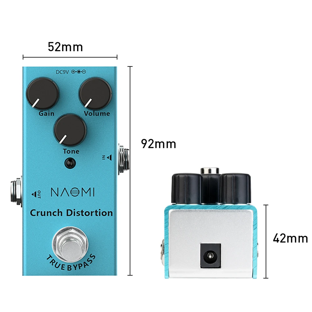 NAOMI NEP-03 Crunch Distortion Effect Pedal with True Bypass Mini Single Guitar Pedal Classic Rock Distortion guitar pedal 
NAOMI NEP-03 Crunch Distortion Effect Pedal with True Bypass Mini Single Guitar Pedal Classic Rock Distortion guitar pedal
