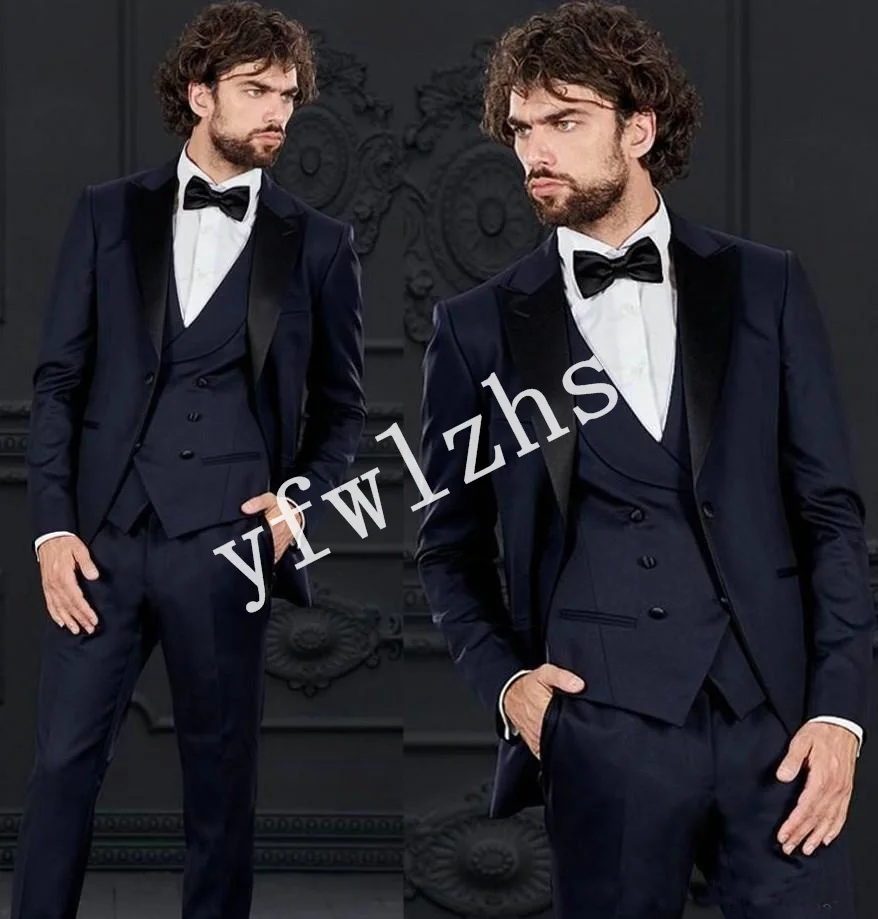 New Arrival One Button Groomsmen Peak Lapel Groom Tuxedos Men Suits Wedding/Prom Best Man Blazer ( Jacket+Pants+Vest+Tie) B329
New Arrival One Button Groomsmen Peak Lapel Groom Tuxedos Men Suits Wedding/Prom Best Man Blazer ( Jacket+Pants+Vest+Tie) B329