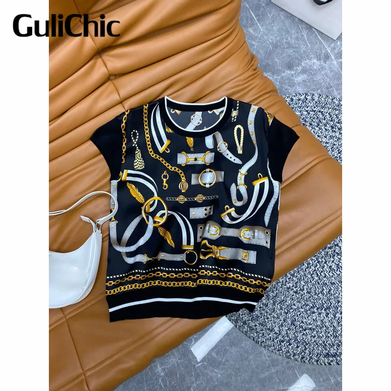 7.5 HIGH END QUALITY Silk Tee Women Fashion Casual Print Patchwork Knitted T-Shirt
7.5 HIGH END QUALITY Silk Tee Women Fashion Casual Print Patchwork Knitted T-Shirt