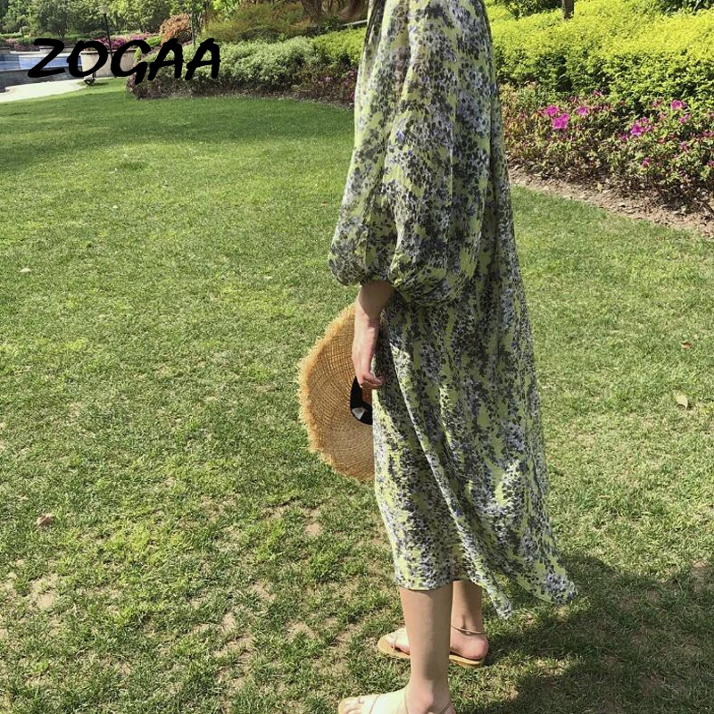 ZOGAA 2020 Summer Bohemian Leisure Seaside Vacation Beach Stroll Skirt O-neck Floral Puff Sleeve Loose Dress For Women New
ZOGAA 2020 Summer Bohemian Leisure Seaside Vacation Beach Stroll Skirt O-neck Floral Puff Sleeve Loose Dress For Women New