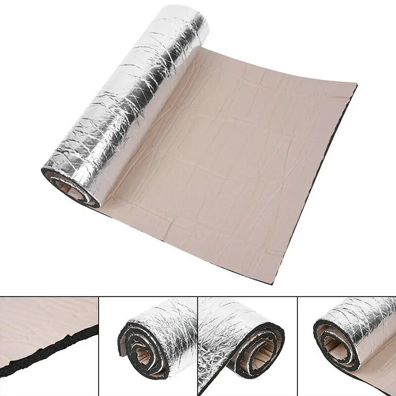 Aluminum foil + rubber foam Car Soundproof insulation Soundproof Foam Pad Noise damping Replacement Accessories Practical
Aluminum foil + rubber foam Car Soundproof insulation Soundproof Foam Pad Noise damping Replacement Accessories Practical