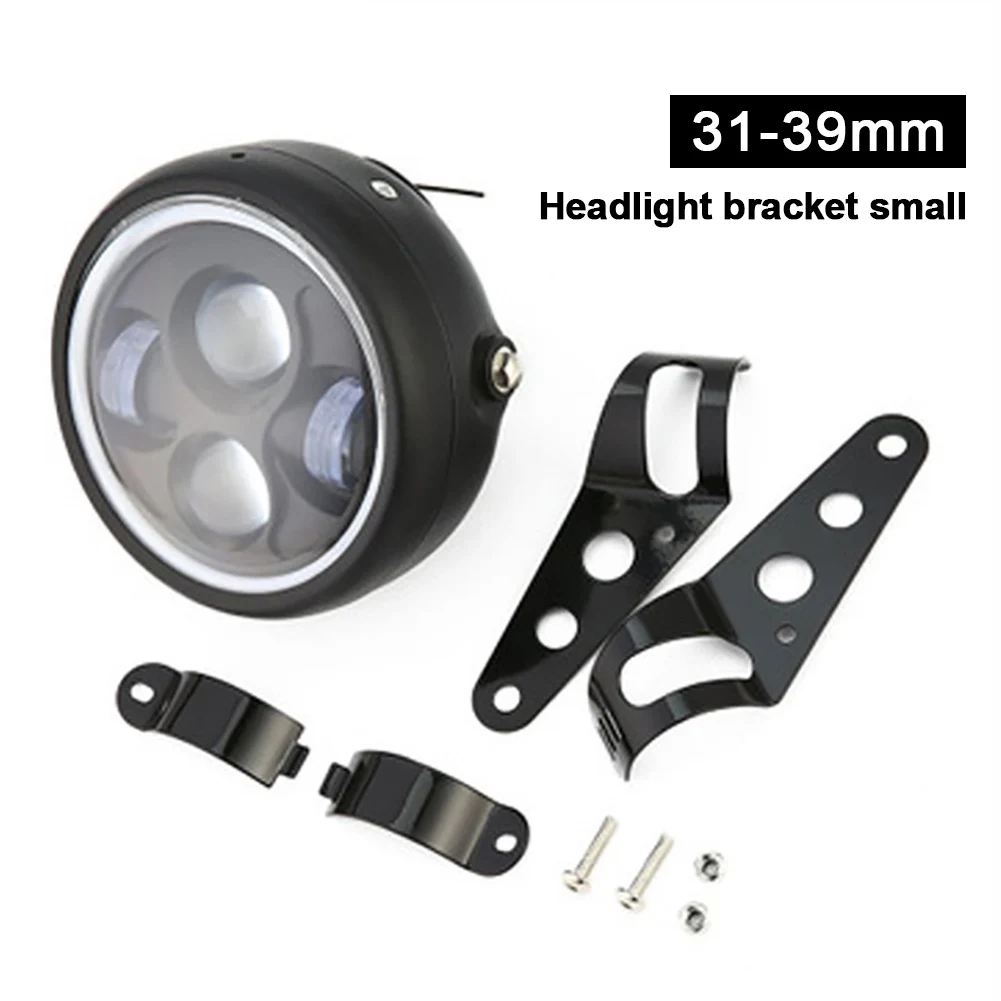 30W Motorcycle Headlight Retro LED Headlamp 12V 5.75" Halo White with Bracket for Chopper Cafe Racer Bobber Bracket Universal
30W Motorcycle Headlight Retro LED Headlamp 12V 5.75" Halo White with Bracket for Chopper Cafe Racer Bobber Bracket Universal