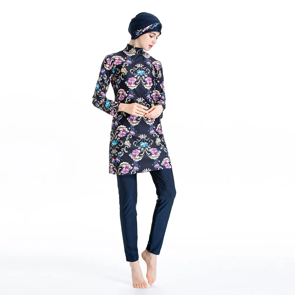 Muslim Swimwear Sets Feminino Swimsuit Islamic UAE Burkini Hooded Hijab Modest Swim Surf Wear Floral Sport Swimming 3 Piece
Muslim Swimwear Sets Feminino Swimsuit Islamic UAE Burkini Hooded Hijab Modest Swim Surf Wear Floral Sport Swimming 3 Piece