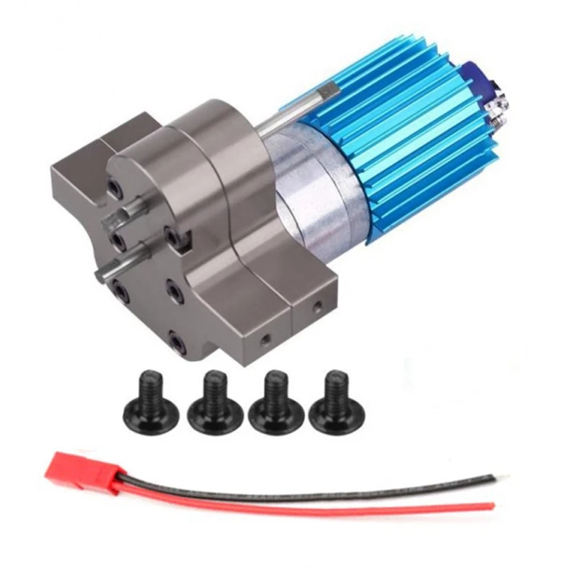 Speed Change Gear Box Metal Gearbox with 370 Brush Motor Anodizing Treatment for Heatsink and Mount Base for WPL 1633 RC Car
Speed Change Gear Box Metal Gearbox with 370 Brush Motor Anodizing Treatment for Heatsink and Mount Base for WPL 1633 RC Car