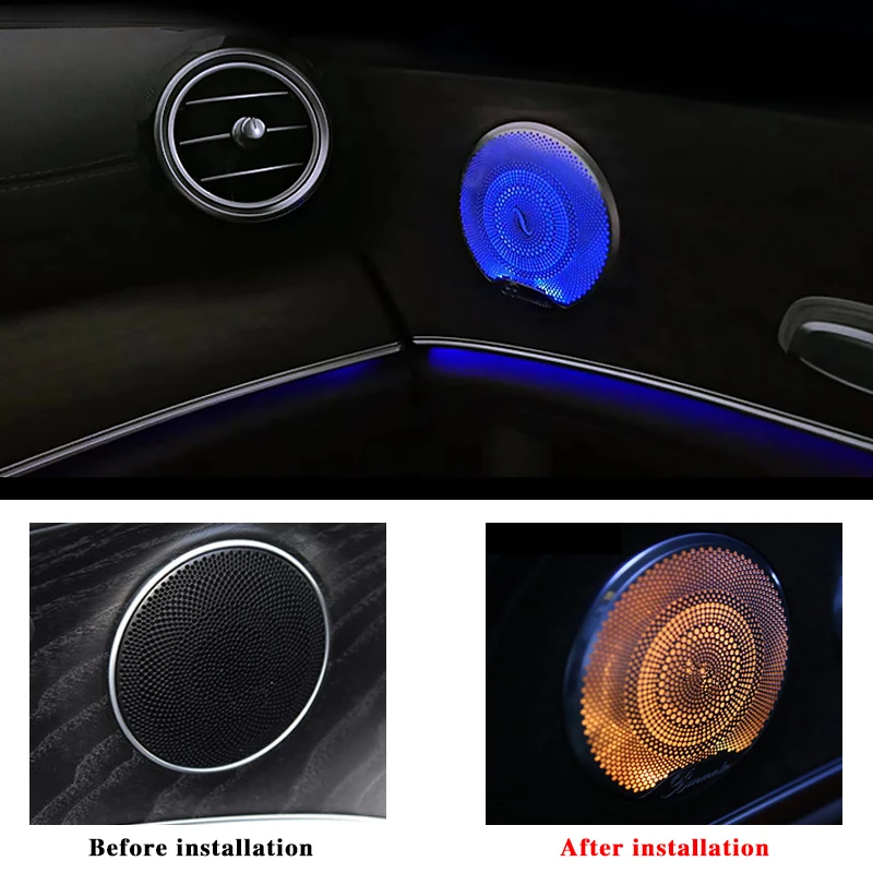 Car door Illuminate speaker cover For Mercedes Benz W213 E class 2017-2019 series 64 color high quality luminous loudspeaker lid
Car door Illuminate speaker cover For Mercedes Benz W213 E class 2017-2019 series 64 color high quality luminous loudspeaker lid