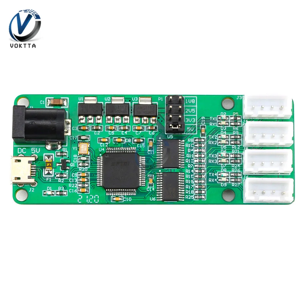 FT4232-4TTL USB к 4-канальному TTL для Arduino USB к UART TTL Модуль UART модуль последовательного порта Прямая поставка OEM ODM оптовый заказ
FT4232-4TTL USB к 4-канальному TTL для Arduino USB к UART TTL Модуль UART модуль последовательного порта Прямая поставка OEM ODM оптовый заказ