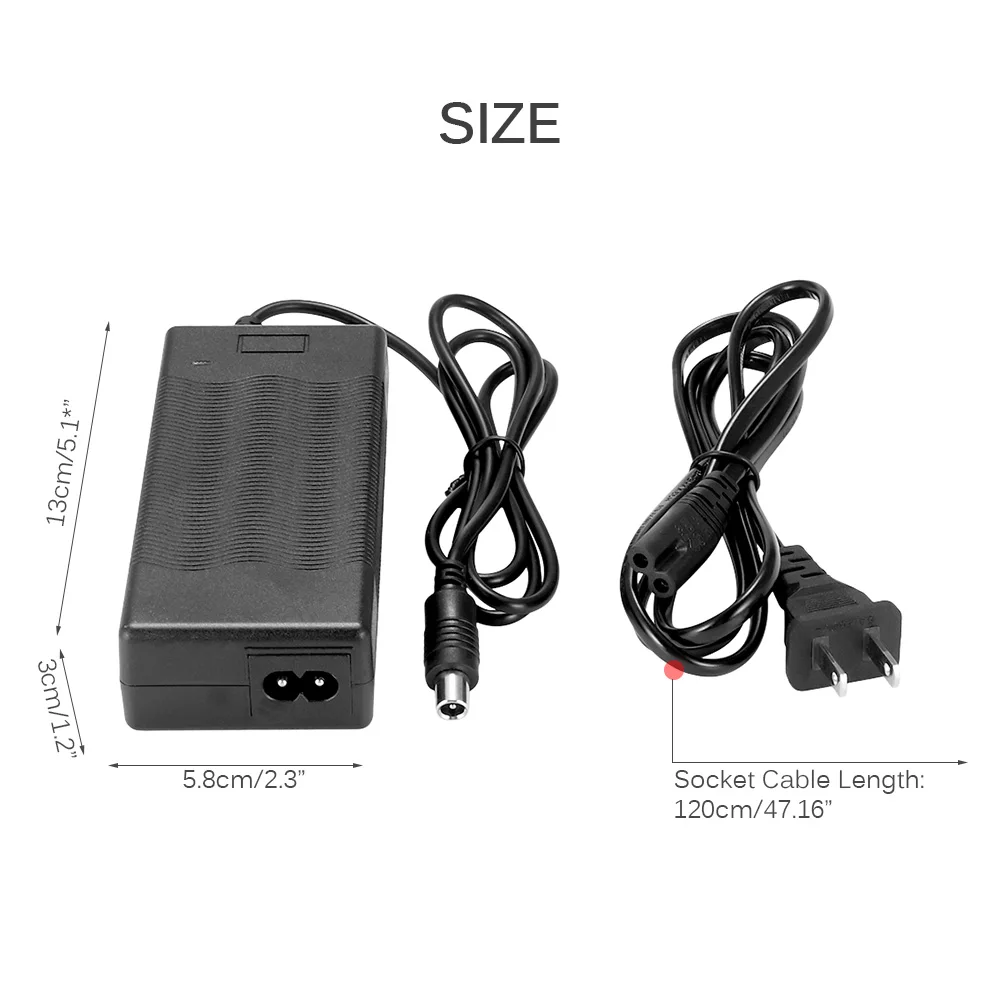 Electric Scooter Charger 42V 2A Adapter Scooter Charging Device Electric Bike Charger for Xiaomi Electric Scooter Accessories
Electric Scooter Charger 42V 2A Adapter Scooter Charging Device Electric Bike Charger for Xiaomi Electric Scooter Accessories