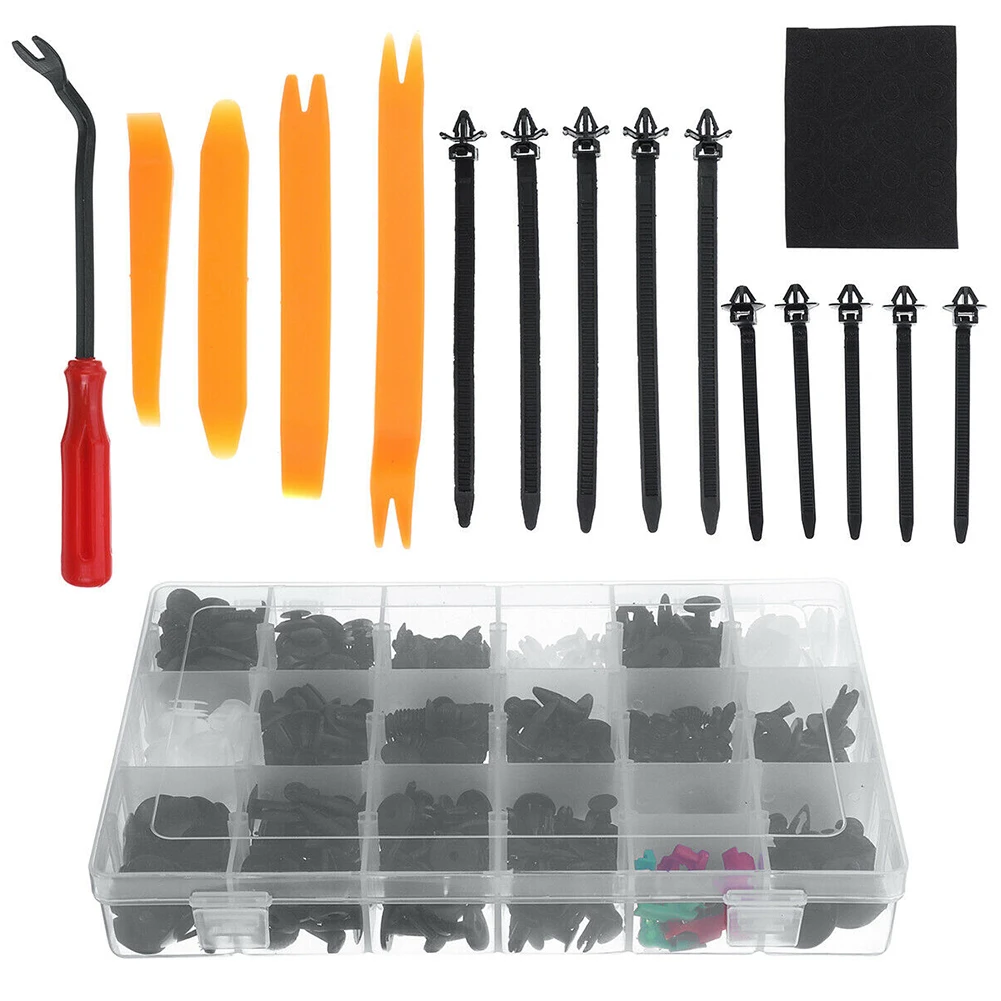460Pcs Auto Body Retainer Clips Plastic Fasteners Set With Tool For Gm Ford Auto Body Retainer Clips Plastic Box Set Accessories
460Pcs Auto Body Retainer Clips Plastic Fasteners Set With Tool For Gm Ford Auto Body Retainer Clips Plastic Box Set Accessories