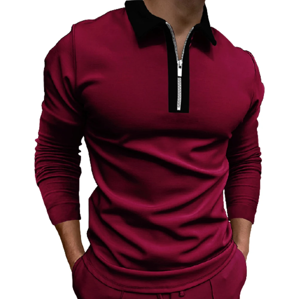 Streetwear Men Zipper Lapel Long Sleeve T-shirt Muscle Sport Blouse Casual Slim Fit Tee Shirt Top Solid Pullover Fashion Clothes
Streetwear Men Zipper Lapel Long Sleeve T-shirt Muscle Sport Blouse Casual Slim Fit Tee Shirt Top Solid Pullover Fashion Clothes