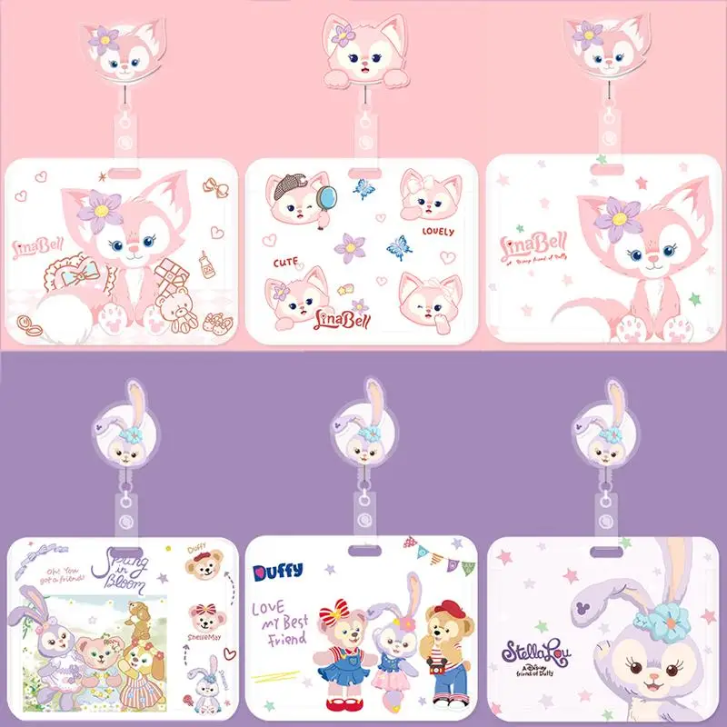 Чехол с милой мультяшной картой Disney горизонтальная версия StellaLou LinaBell Duffy ShellieMay набор для удостоверения личности набор для студенческих карт...
Чехол с милой мультяшной картой Disney горизонтальная версия StellaLou LinaBell Duffy ShellieMay набор для удостоверения личности набор для студенческих карт...