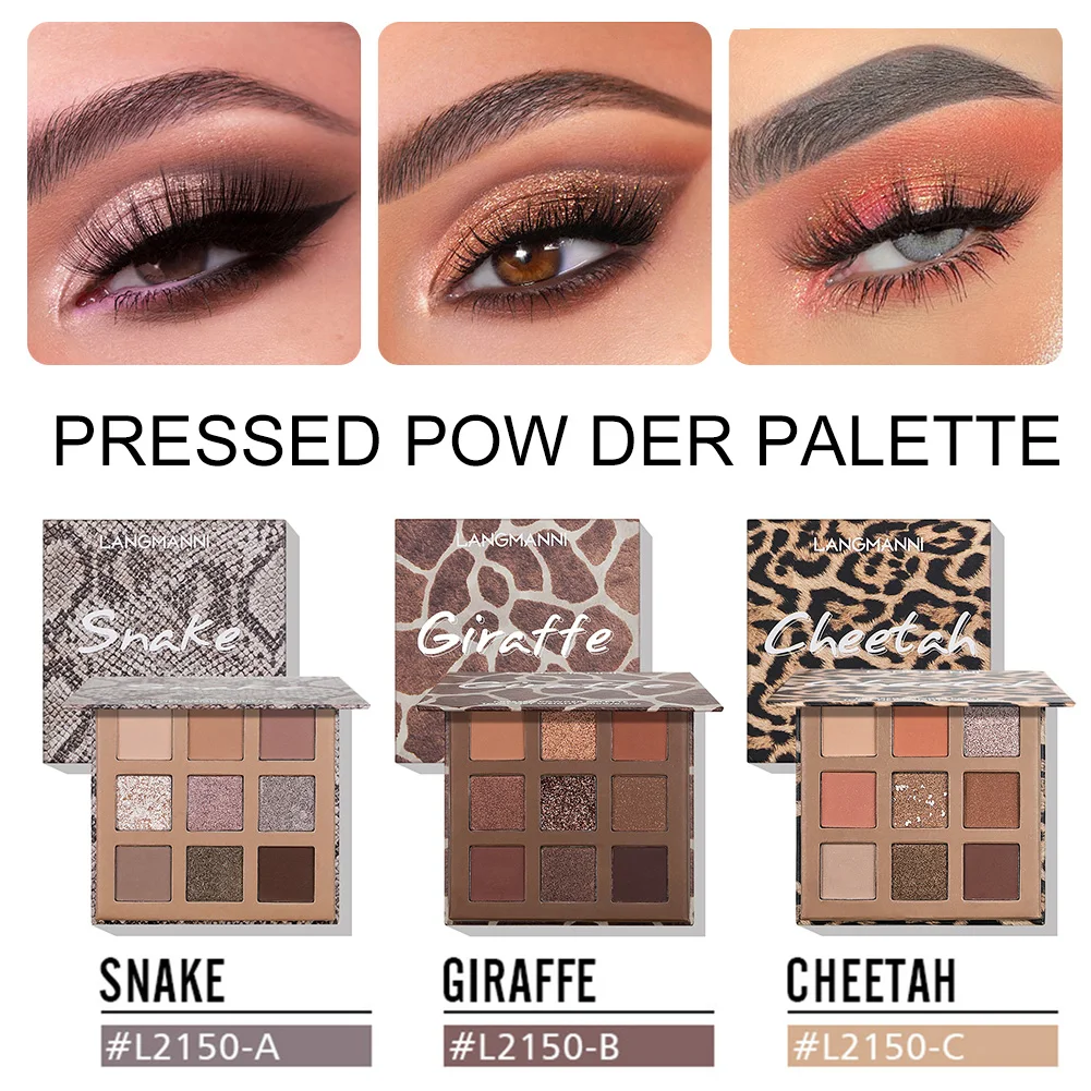 9 Colors Eyeshadow Palette Highly Pigmented Matte Shimmer Eye Shadow Powder Eye Makeup for Daily Wear
9 Colors Eyeshadow Palette Highly Pigmented Matte Shimmer Eye Shadow Powder Eye Makeup for Daily Wear