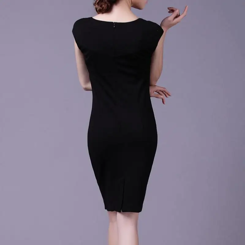 Woman Spring Plus Size Pencil Dresses Female Summer Oversized Slim Knee-length Dress Women Ol Dresses Lady Autumn Formal Dress
Woman Spring Plus Size Pencil Dresses Female Summer Oversized Slim Knee-length Dress Women Ol Dresses Lady Autumn Formal Dress
