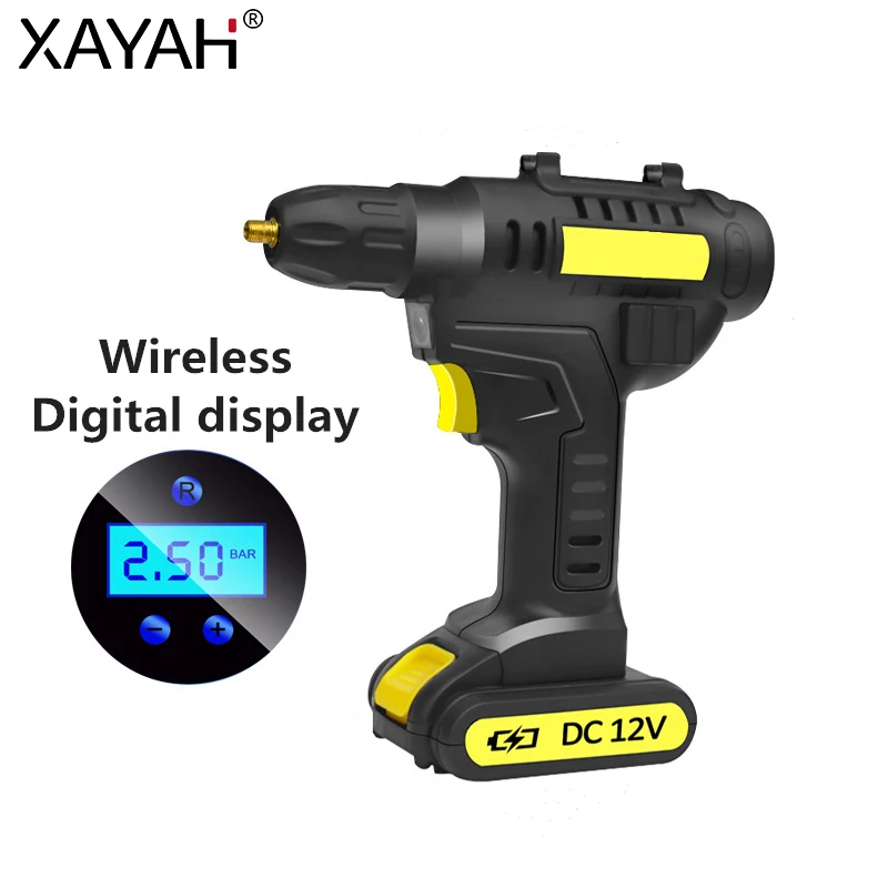 Portable 120W Car Air Compressor Electric Wireless Inflatable Pump Auto Digital Air Pump 12V Tire Air Inflator With LED Lighting
Portable 120W Car Air Compressor Electric Wireless Inflatable Pump Auto Digital Air Pump 12V Tire Air Inflator With LED Lighting