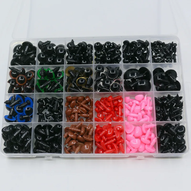 838Pcs Colorful Plastic Safety Eyes& Noses For Teddy Bear Dolls Soft Toy Nose Making Animal Amigurumi DIY Accessories
838Pcs Colorful Plastic Safety Eyes& Noses For Teddy Bear Dolls Soft Toy Nose Making Animal Amigurumi DIY Accessories