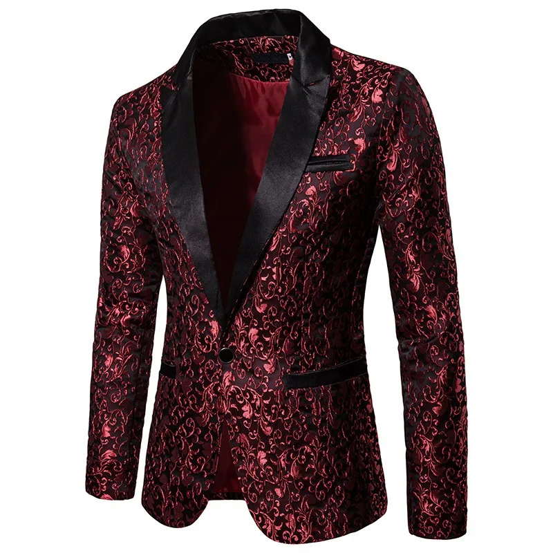 Designer Jacquard Banquet Luxury Dress Jacket Men Single Button Elegant Formal Wedding Tuxedo Blazer Mens Casual Suit Jackets
Designer Jacquard Banquet Luxury Dress Jacket Men Single Button Elegant Formal Wedding Tuxedo Blazer Mens Casual Suit Jackets