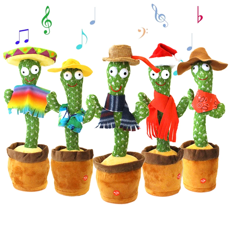Dancing Cactus Plush Toy Singing 120 English Songs Electronic Shake Soft Plush Doll Cactus Toys For Kids Early Education Toy
Dancing Cactus Plush Toy Singing 120 English Songs Electronic Shake Soft Plush Doll Cactus Toys For Kids Early Education Toy
