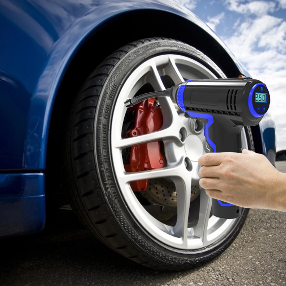 120W Wireless Car Air Compressor Handheld USB Rechargeable Tire Inflator Digital Inflatable Pump Pressure Gauge Car Accessories
120W Wireless Car Air Compressor Handheld USB Rechargeable Tire Inflator Digital Inflatable Pump Pressure Gauge Car Accessories
