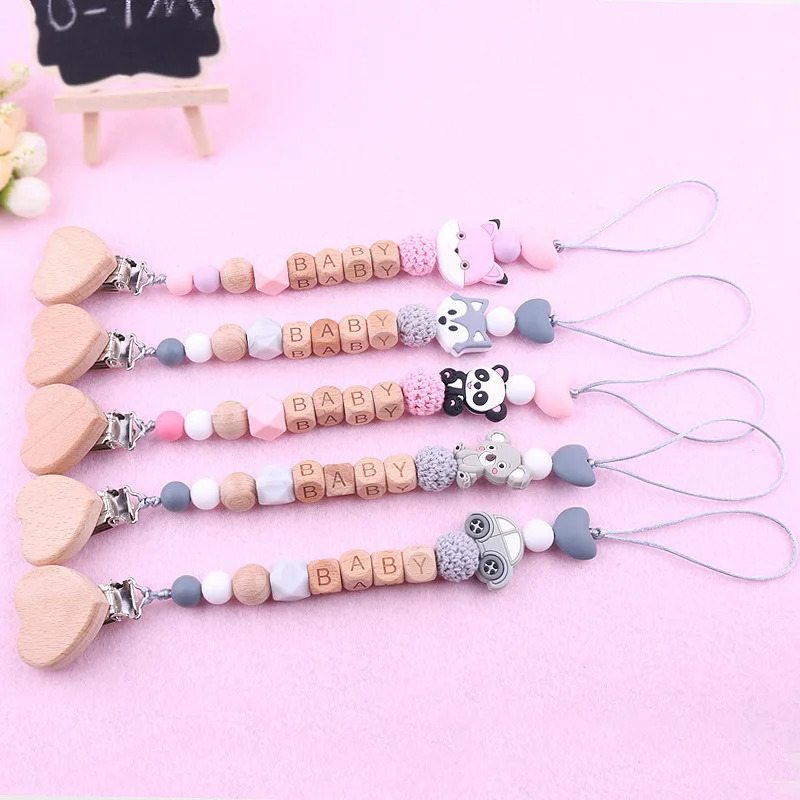 1 Piece of Pink Silicone Baby Pacifier Clip Crochet Beads Silicone Panda Pacifier Chain Holder Baby Shower Gift
1 Piece of Pink Silicone Baby Pacifier Clip Crochet Beads Silicone Panda Pacifier Chain Holder Baby Shower Gift