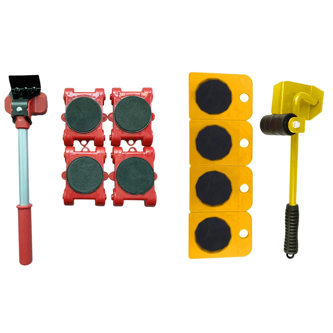 4 Wheeled Roller with 1 Bar Set Furniture Mover Tool Professional Furniture Transport Lifter Tool Lifter Mover Transport Set
4 Wheeled Roller with 1 Bar Set Furniture Mover Tool Professional Furniture Transport Lifter Tool Lifter Mover Transport Set