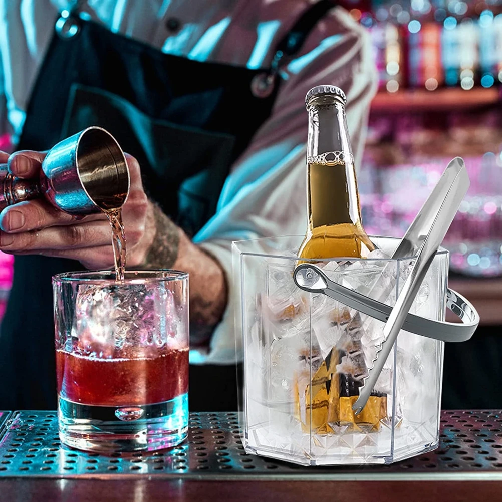 Ice Bucket with Ice Clip and Shovel Wine Bucket Ice Bottle Bucket for Parties Bars Cooling Champagne Beer 2021 New
Ice Bucket with Ice Clip and Shovel Wine Bucket Ice Bottle Bucket for Parties Bars Cooling Champagne Beer 2021 New