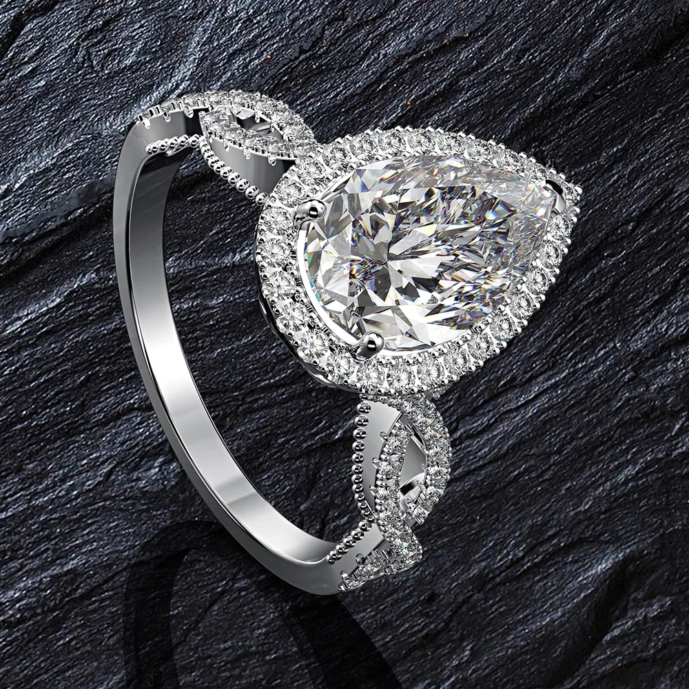 Handmade 4ct Moissanite Diamond Ring 100% Original 925 sterling silver Engagement Wedding band Rings for Women Bridal Jewelry
Handmade 4ct Moissanite Diamond Ring 100% Original 925 sterling silver Engagement Wedding band Rings for Women Bridal Jewelry