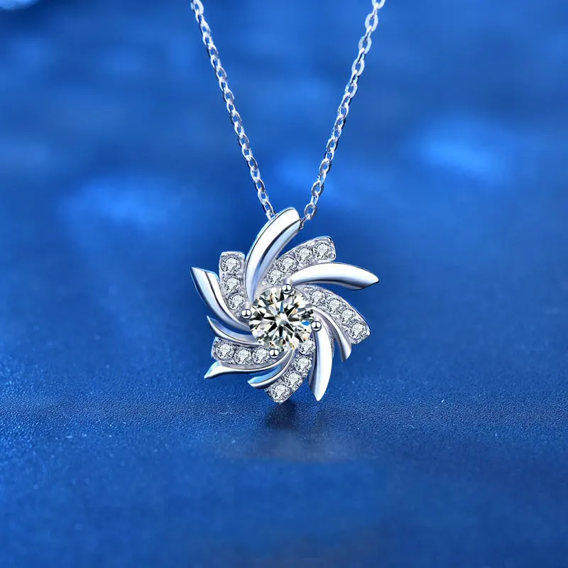 Pendants Jewelry 925 sterling silver necklace women moissanite diamond D color 0.5ct windmill Hearts and Arrows gifts classic
Pendants Jewelry 925 sterling silver necklace women moissanite diamond D color 0.5ct windmill Hearts and Arrows gifts classic
