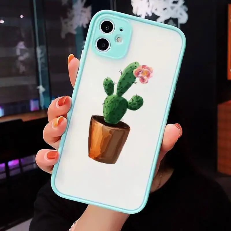 Green Cactus Plant Phone Cases matte transparent For iphone 7 8 11 12 plus mini x xs xr pro max cover 
Green Cactus Plant Phone Cases matte transparent For iphone 7 8 11 12 plus mini x xs xr pro max cover
