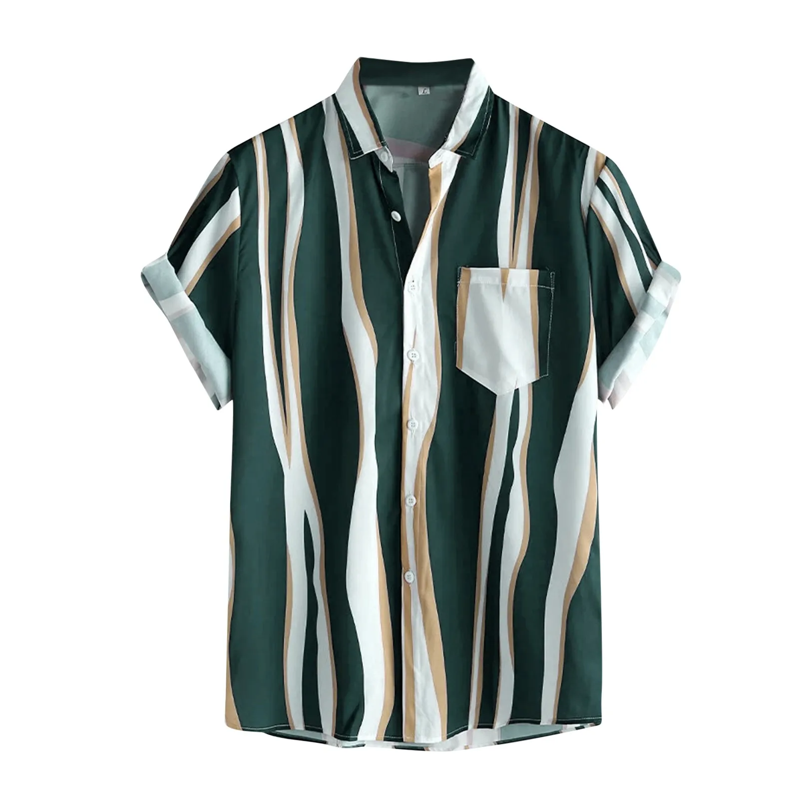 Casual Mens Shirts 2021 Beach Hawaiian Shirts Short Sleeve Stripe Printing European American Retro Lapel Shirt Cardigan Men's
Casual Mens Shirts 2021 Beach Hawaiian Shirts Short Sleeve Stripe Printing European American Retro Lapel Shirt Cardigan Men's