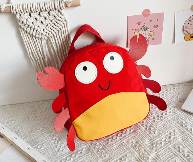 Lovely Baby Crab Shoulders Bag Cartoon Kids Backpack Toy Crab Storage Bag Fashion Kindergarten Bag Smile Face Toy Crab Bag
Lovely Baby Crab Shoulders Bag Cartoon Kids Backpack Toy Crab Storage Bag Fashion Kindergarten Bag Smile Face Toy Crab Bag