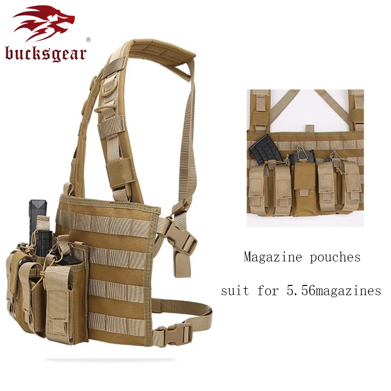 BUCKSGEAR outdoor hunting chest rig light-weight tactical body armor quick-release army style chest rig for paintball
BUCKSGEAR outdoor hunting chest rig light-weight tactical body armor quick-release army style chest rig for paintball