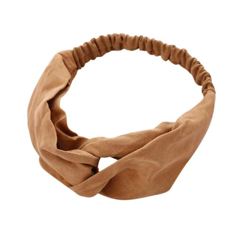 Women Spring Autumn Suede Headband Vintage Cross Knot Elastic Hair Bands Hair Holder Soft Solid Girls Hairband Hair Accessories 
Women Spring Autumn Suede Headband Vintage Cross Knot Elastic Hair Bands Hair Holder Soft Solid Girls Hairband Hair Accessories