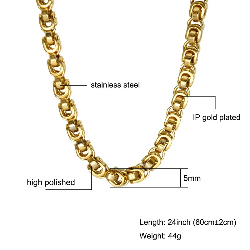 Karopel 24Inch Gold Color Clavicle Chain for Women Men Steel Vacuum Plating Stainless Steel Chain Necklace Fashion Jewelry
Karopel 24Inch Gold Color Clavicle Chain for Women Men Steel Vacuum Plating Stainless Steel Chain Necklace Fashion Jewelry