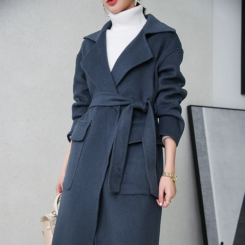 Winter 2021 Korean Handmade Belt Long 100% Wool Coat Ladies Loose Plus Size Tie Belt Wool Reversible Woolen Coat Oversized
Winter 2021 Korean Handmade Belt Long 100% Wool Coat Ladies Loose Plus Size Tie Belt Wool Reversible Woolen Coat Oversized